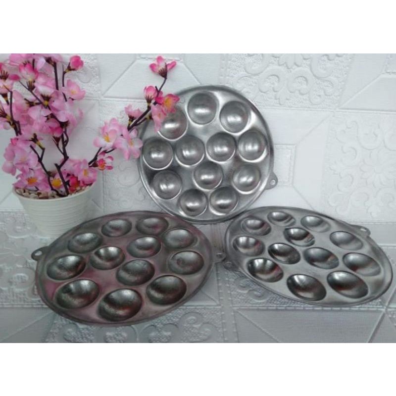 cetakan takoyaki / cetakan baklor / lubang 12 diameter 20 - gratis stuil