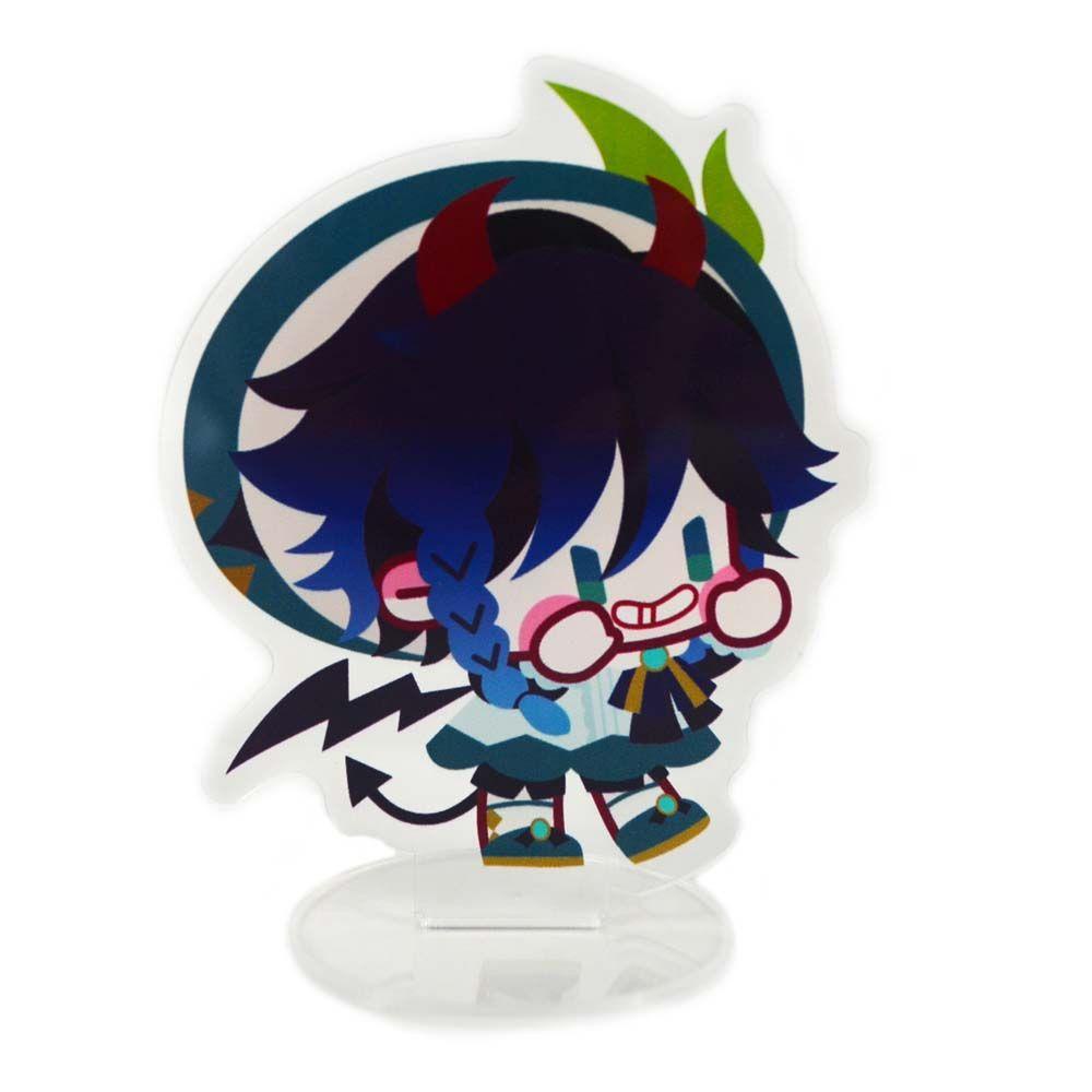 LANFY Genshin Impact Kartun Anime Fans Hadiah Klee Dekorasi Mainan Koleksi Model Venti Figure Model Plat