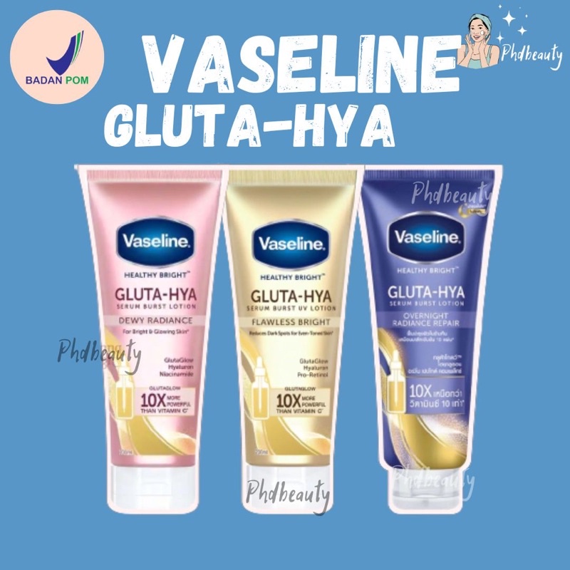 VASELINE GLUTA HYA 200ml 300ml 330ml THAILAND