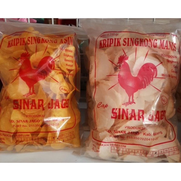 

Sinar Jago Kripik Singkong 200g ORIGINAL