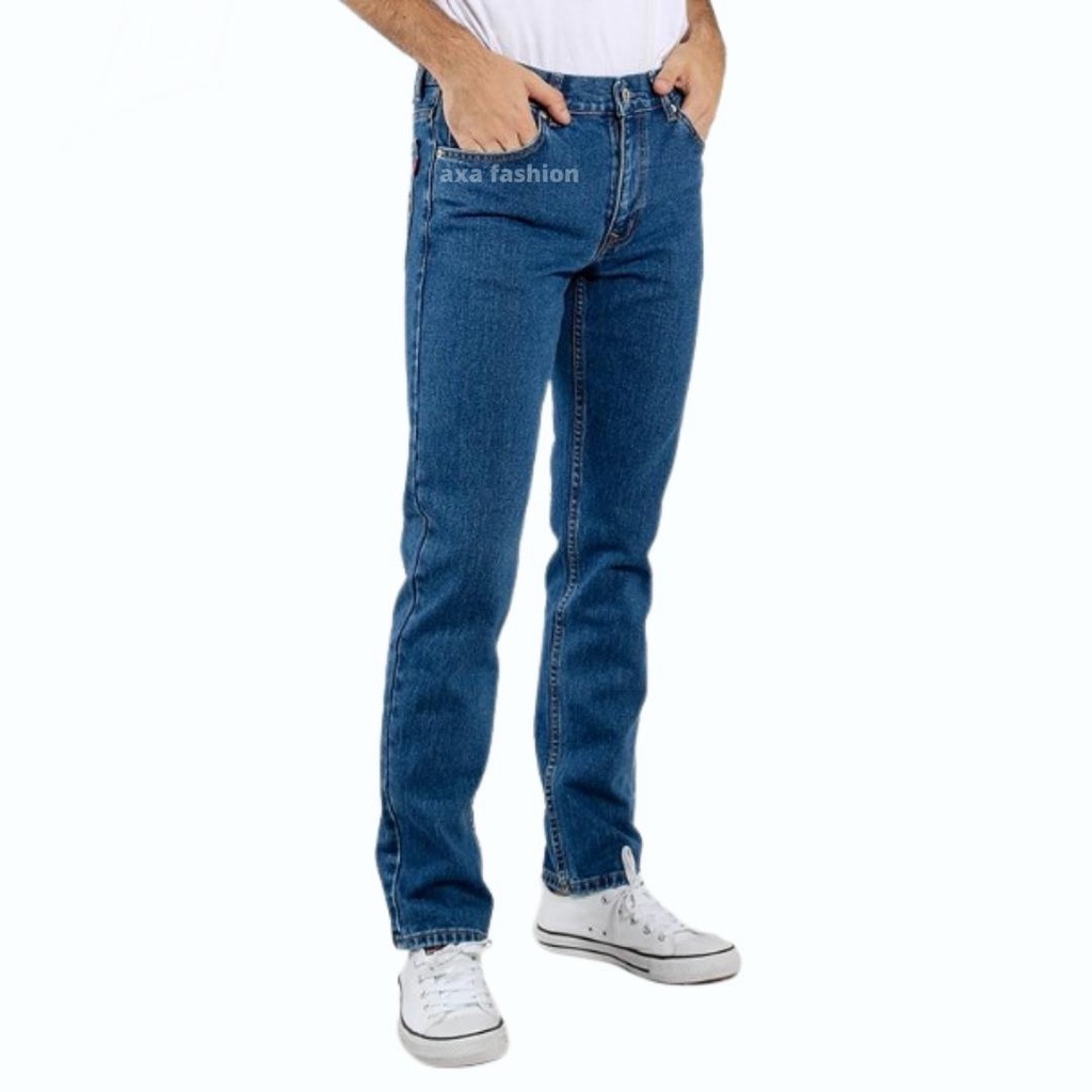 CELANA JEANS PANJANG PRIA REGULAR BLUE ICE STANDART