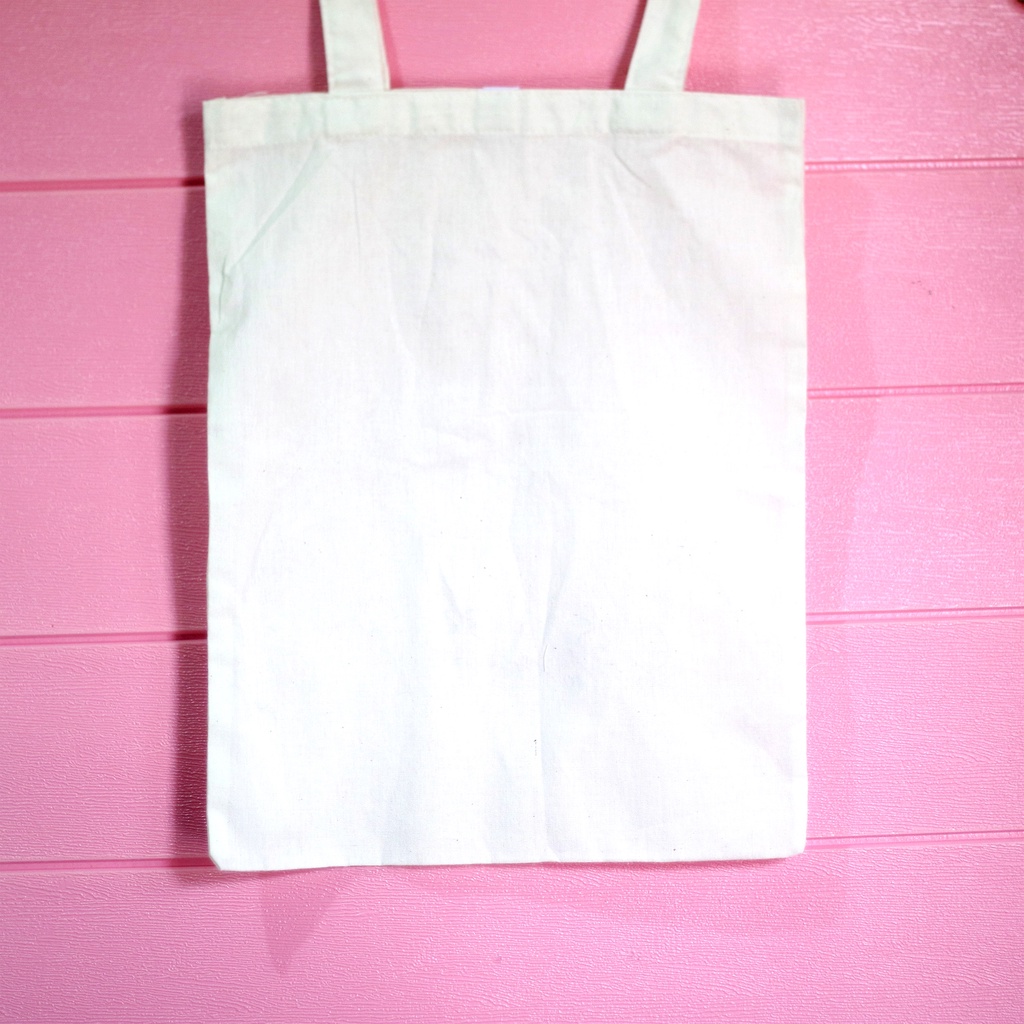 [Bisa COD] Totebag Custom [RESLETING] Bebas Gambar