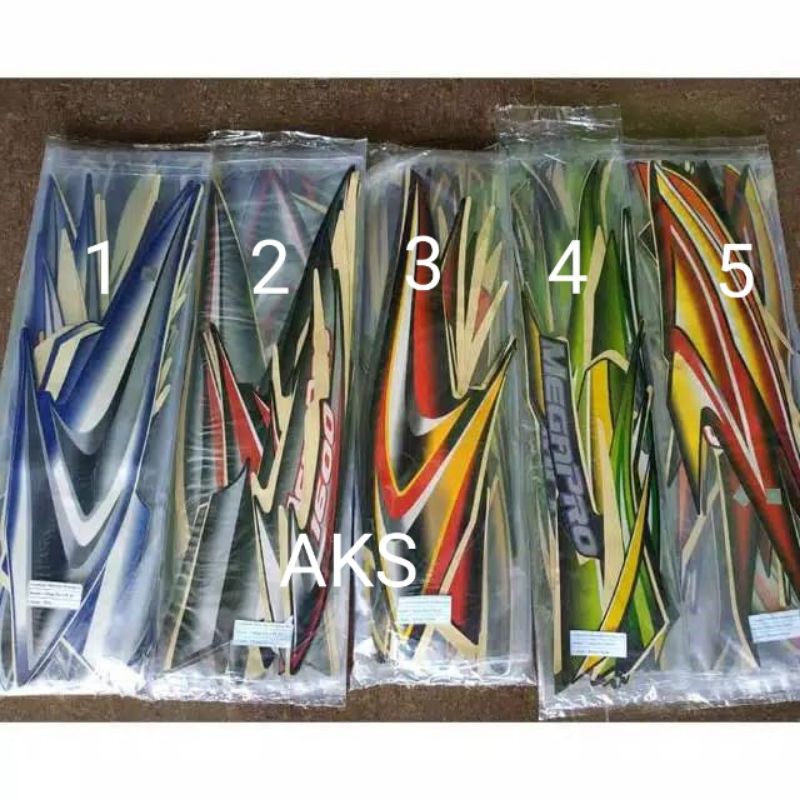 Sticker Striping megapro 2005