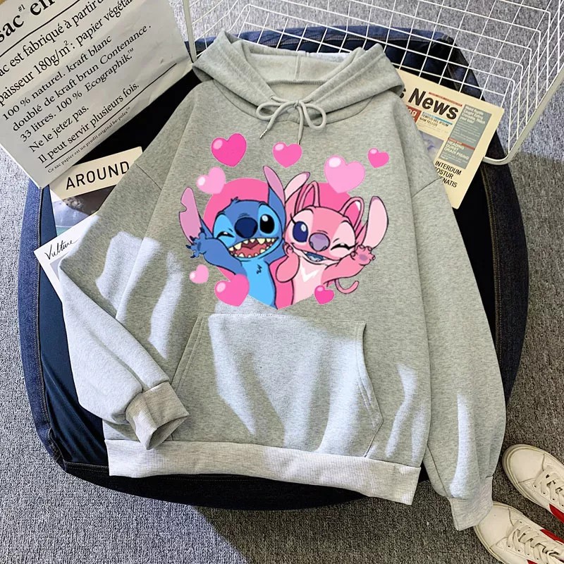 Hoodie Stitch Desney Wanita Oversize Korea Tebal Sweater Oversize Wanita Korean Style Jumbo Ori Jaket Hoodie Wanita Korean Style Anak Hodie Oversize Korean Style Wanita Hoddie Cewek Oversize Korean Style Hoodie Cewek Kekinian Murah Ukuran XL Switer Stitch