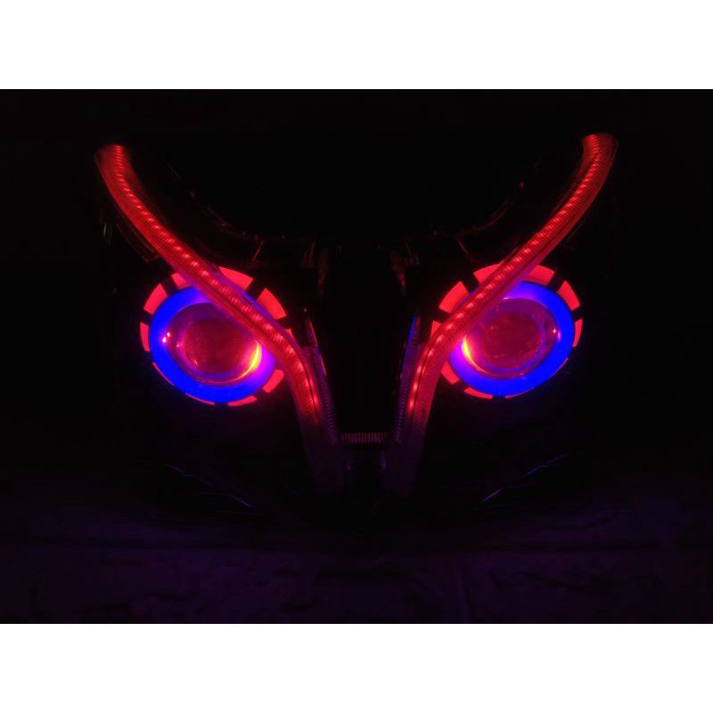 PAKET PROJI PROJIE DAN REFLEKTOR LAMPU DEPAN HEADLAMP HONDA VARIO 125 OLD LAMA