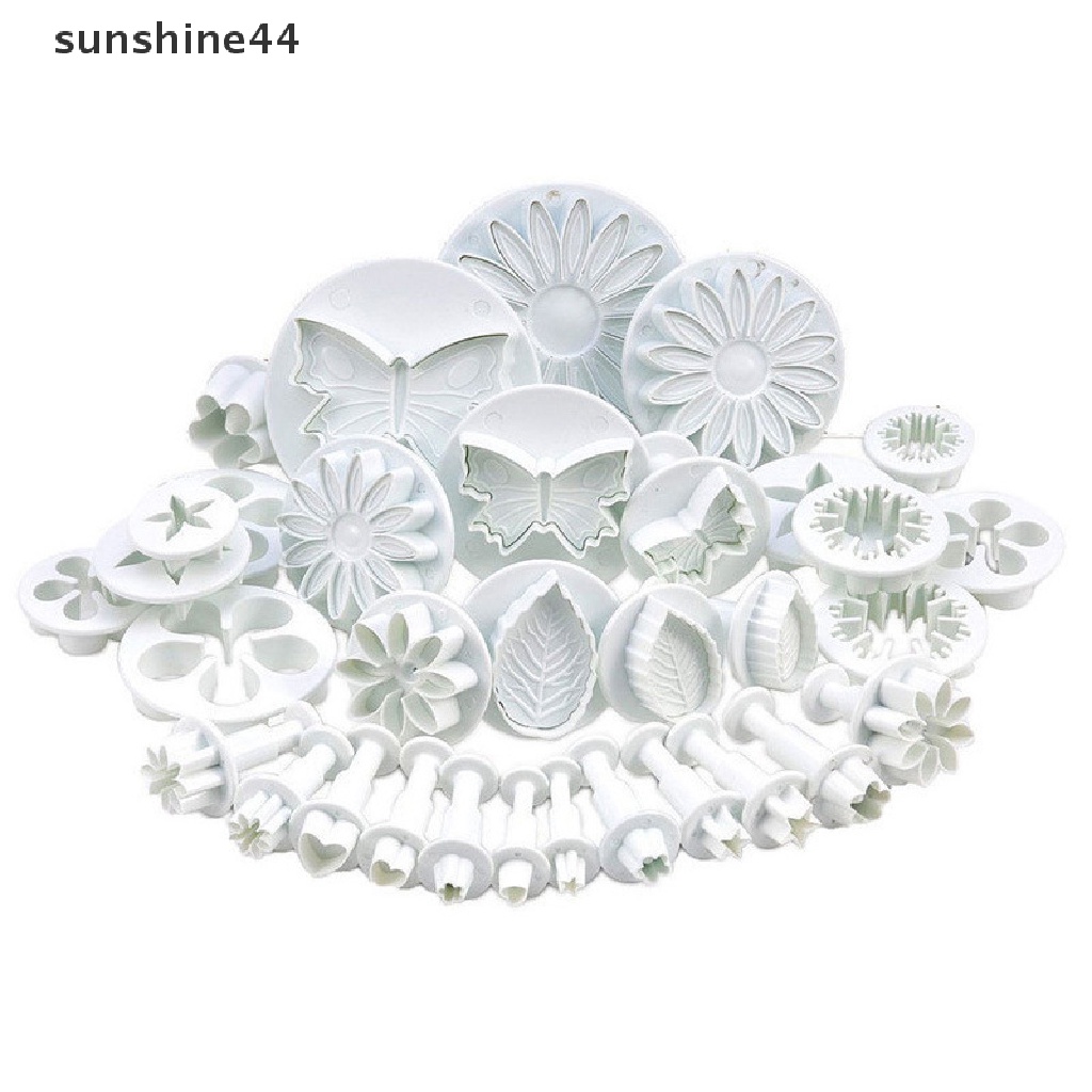 Sunshine 33PCS Cetakan Pemotong Fondant / Biskuit / Kue DIY