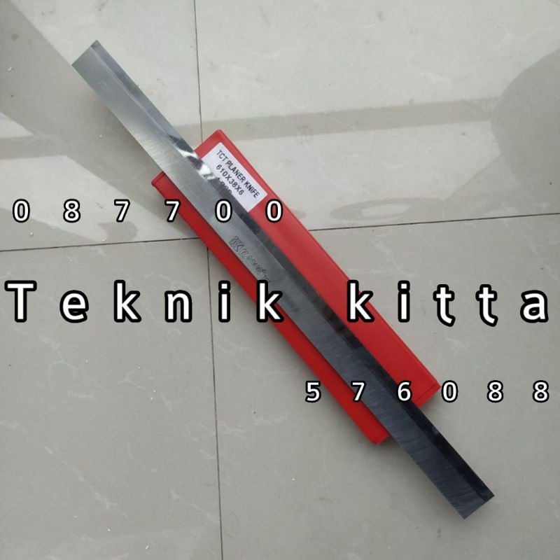 pisau planer tct 610 x 38 x 6 mm KADUR TCT Double planer jointer 61 cm