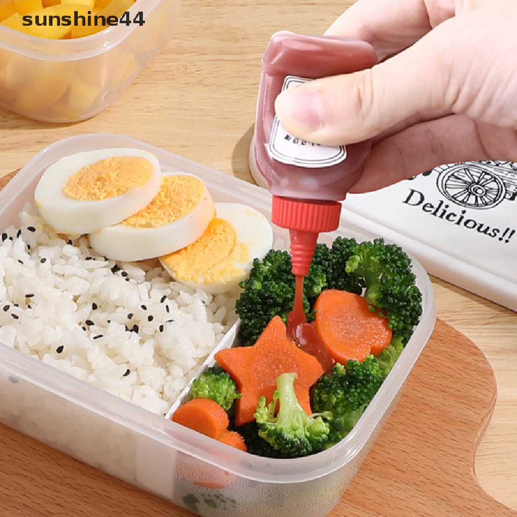 Sunshine 2Pcs Botol Saus Tomat / Salad Mini Portable