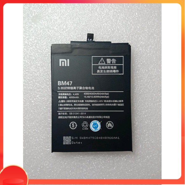 BATERAI XIAOMI BM47 REDMI 3 - BATRE XIAOMI REDMI 3 BM47 ORIGINAL