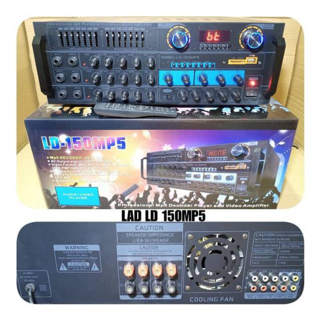 power Amplifier Karaoke LAD LD 150MP5