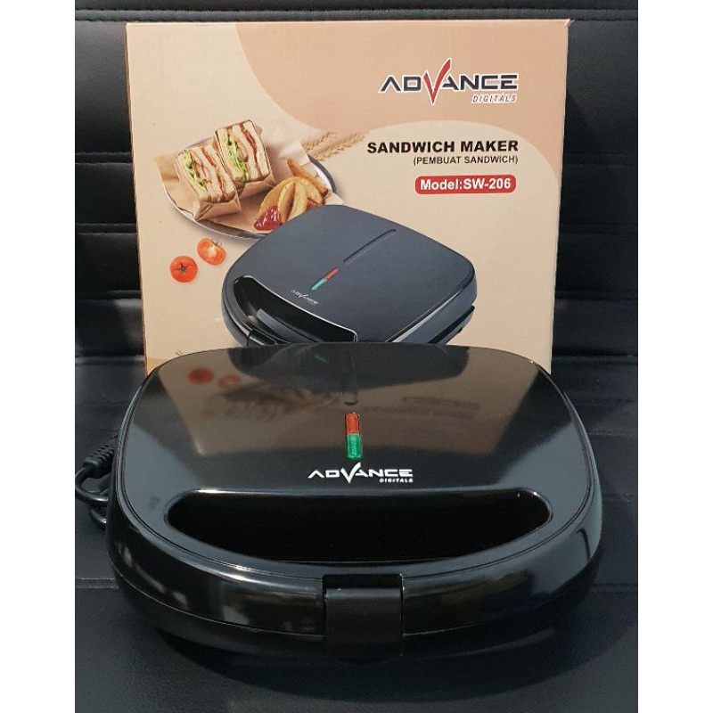 ADVANCE SANDWICH MAKER SW 206 TOASTER PEMANGGANG ROTI  ADVANCE SANDWICH MAKER SW-206