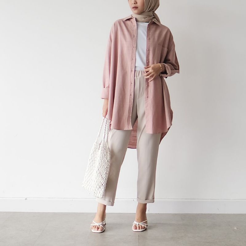 Sera shirt Rose by cottonary