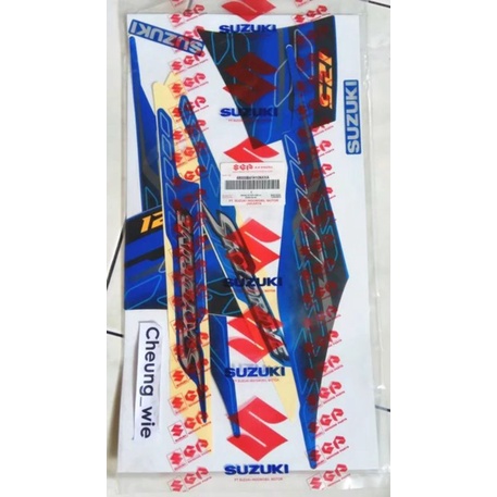 68000B41H10NXXA lis body/ stiker/ striping suzuki skydrive 125 biru ori sgp