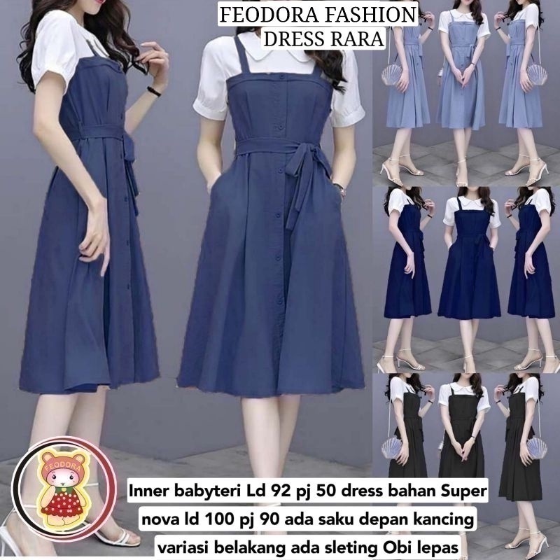Dress Rara Wanita / Pakaian model rompi dalaman / Dress Wanita / Dress Korea / Dress Murah / Dress pesta (GOOD QUALITY)