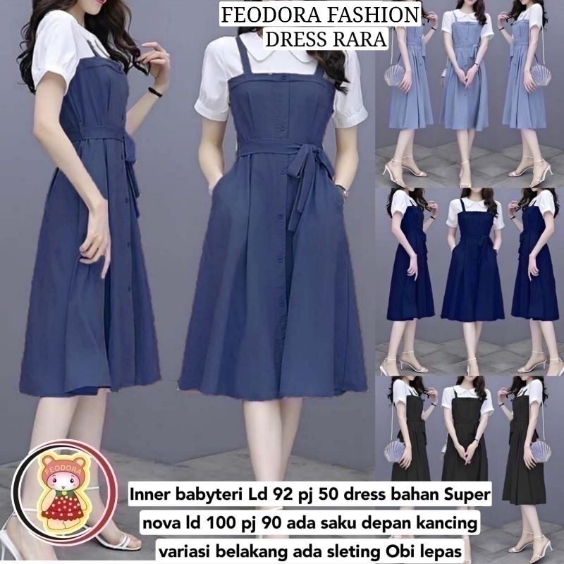 Dress Rara Wanita / Pakaian model rompi dalaman / Dress Wanita / Dress Korea / Dress Murah / Dress pesta (GOOD QUALITY)