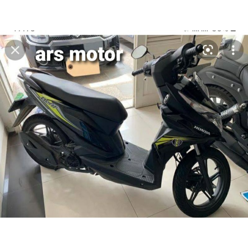 striping honda beat 2019 hitam