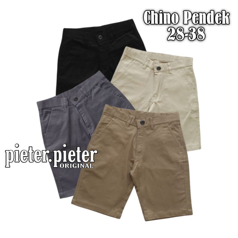 Celana Chino Pendek Celana Short Chino Pant Pria Santai Casual Celana Pendek Pria Bigsize Jumbo 27-38