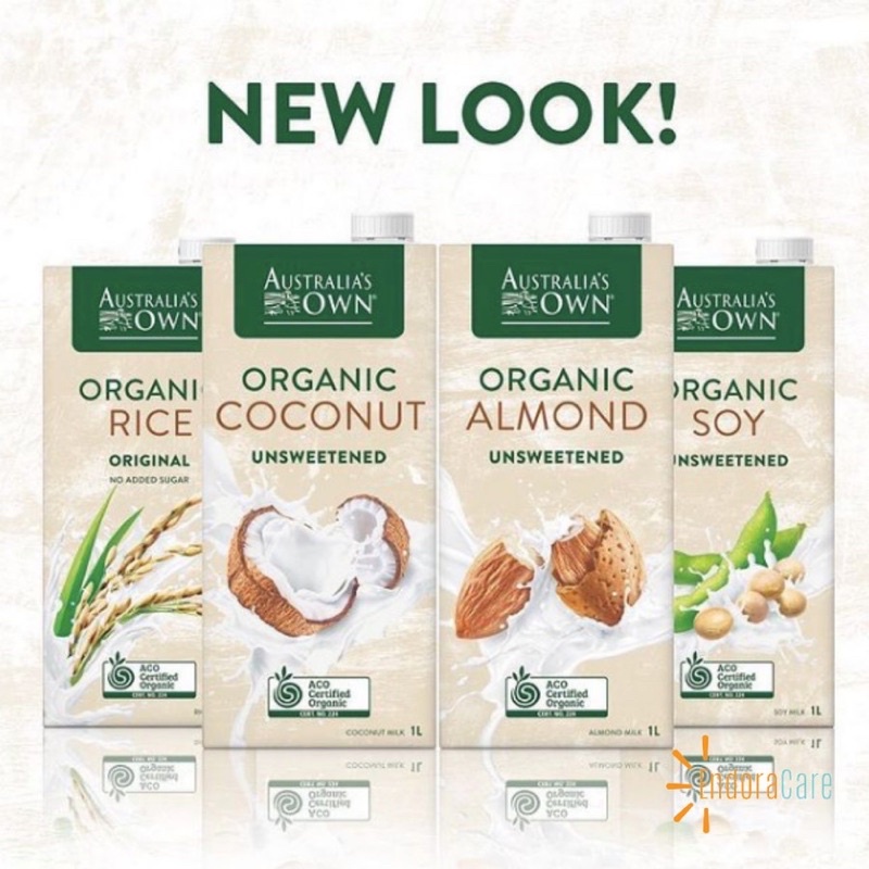 

Organic Milk Australia's Own 1L - Susu Vegan Gluten Free Rice Almond Rice Milk