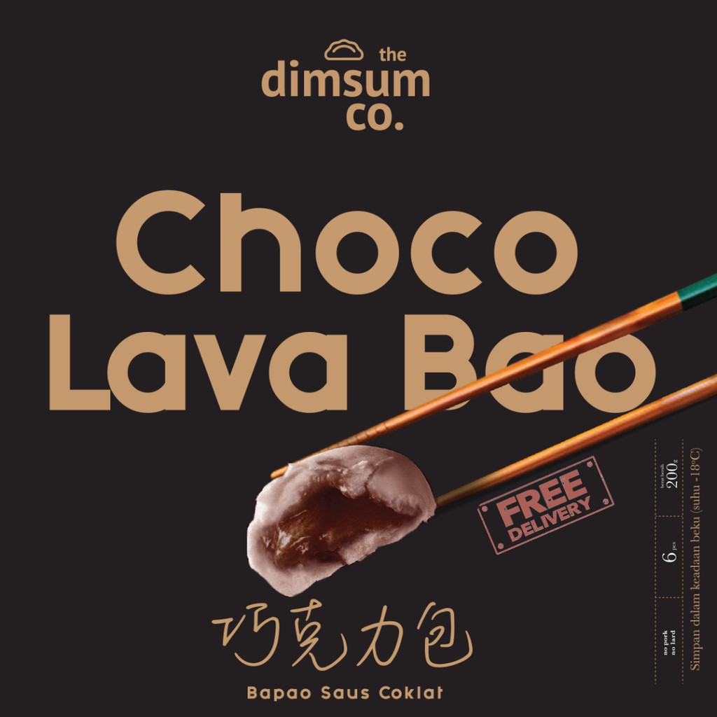 

BAKPAO CHOCO LAVA BAKPAO COKLAT Premium Dimsum