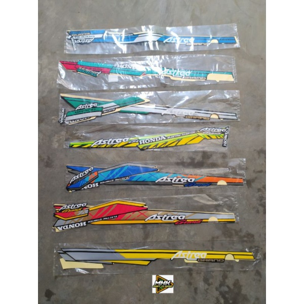 Striping Honda Astrea Grand List Body bodi astrea grand stiker body astrea grand