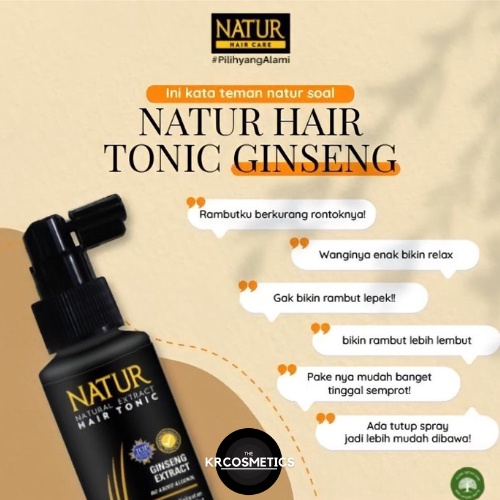 NATUR HAIR CARE Natural Extract Hair Tonic Aloe Vera Extract | Ginseng Extract - 50ml