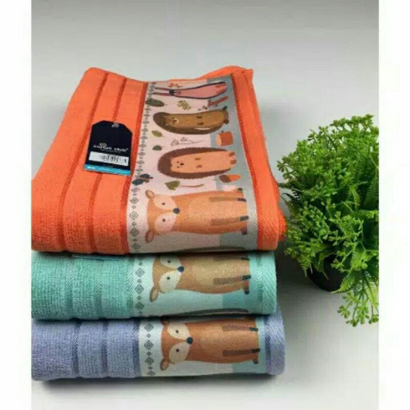 Handuk Terry palmer karakter ukuran 60 x 120