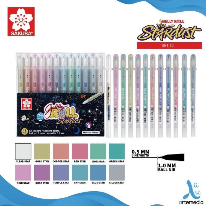 

PULPEN WAR SAKURA GELLY ROLL STARDUST COLOR SET GEL PEN BOLPEN FVD643621