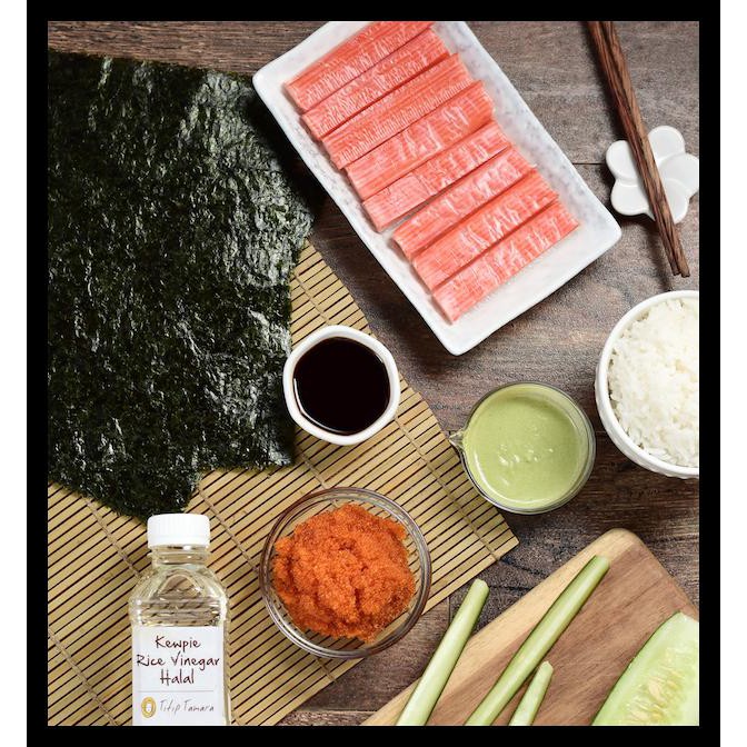 

HOT SALE MURAH 5 lembar NORI SUSHI HALAL / nori manjun / rumput laut HALAL MUI terjamin