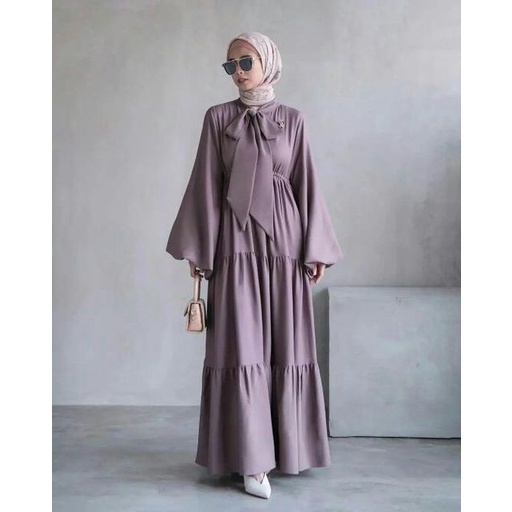 Arabella Dress / Gamis Shakila / Gamis Shakila Polos / Maxi Dress / Maxi Dress Shakila / Maxi Terbaru 2022 / Gamis Terbaru / Gamis Casual / Gamis Casual Terbaru / Gamis Casual Kekinian / Gamis Polos / Gamis Katun Busui / Maxi Casual / Maxi Casual Terbaru