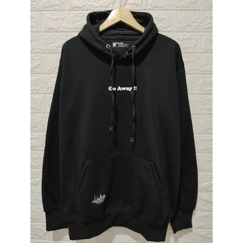 sweater hoodie Hitam pria distro original MR.DEE switer cwo murah jumper hoodie unisex FREE STIKER