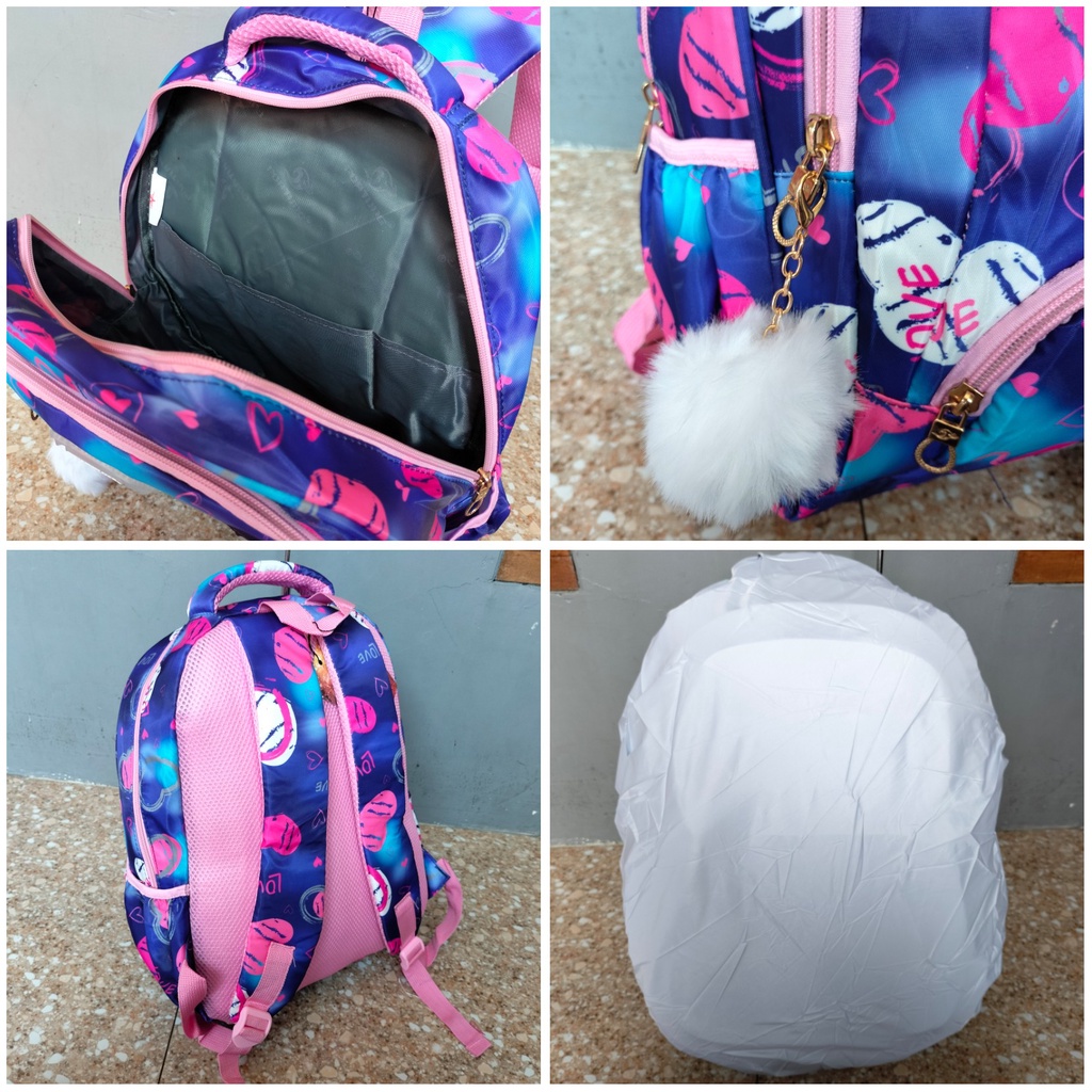 Tas Ransel Backpack Sekolah Anak Perempuan Fortune Original Amour