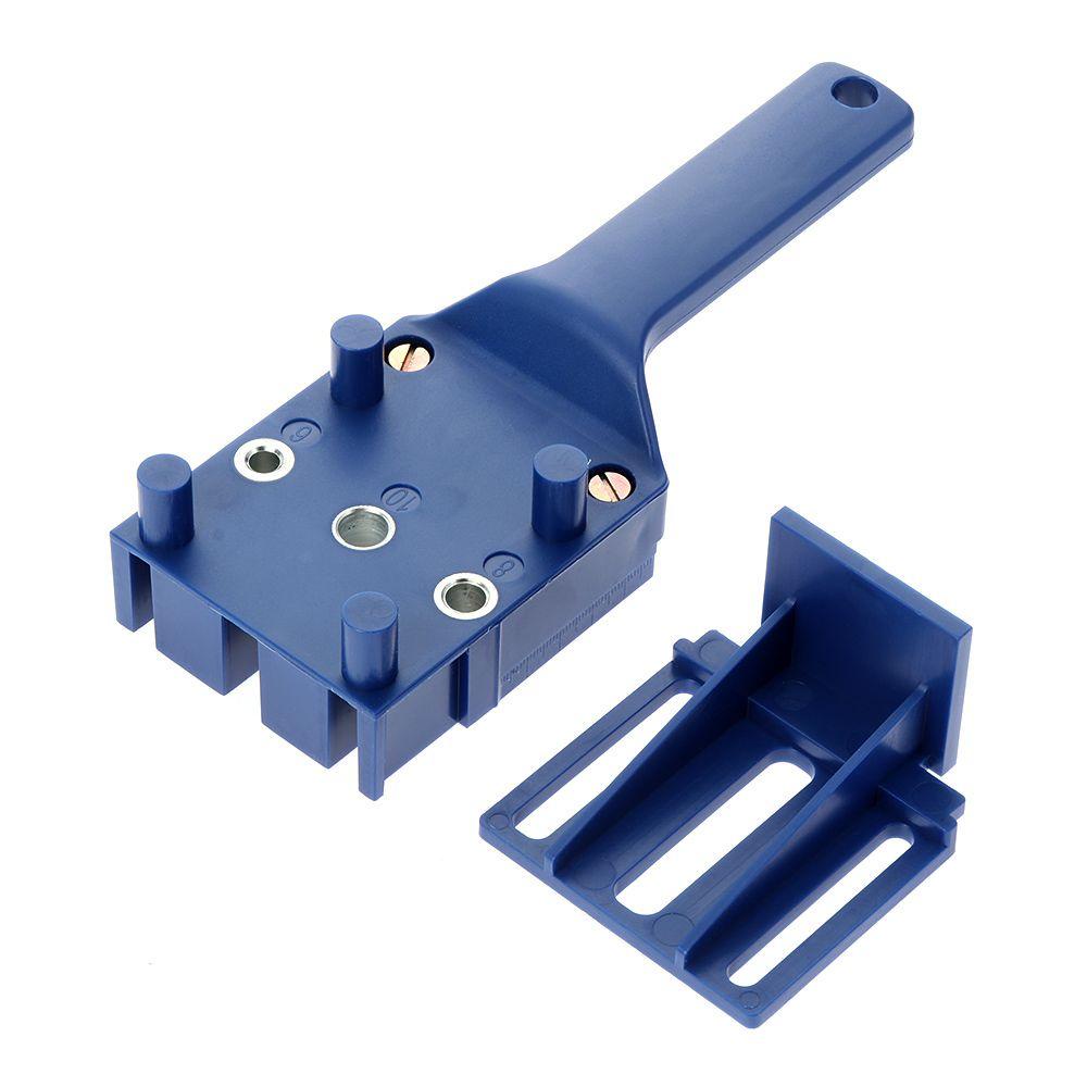 Solighter Woodworking Doweling Jig Majelis Woodworking Saku Lurus Lubang Lurus Mata Bor Hole Puncher