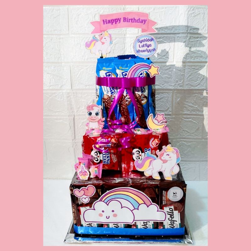 

snack cake / snack tower
