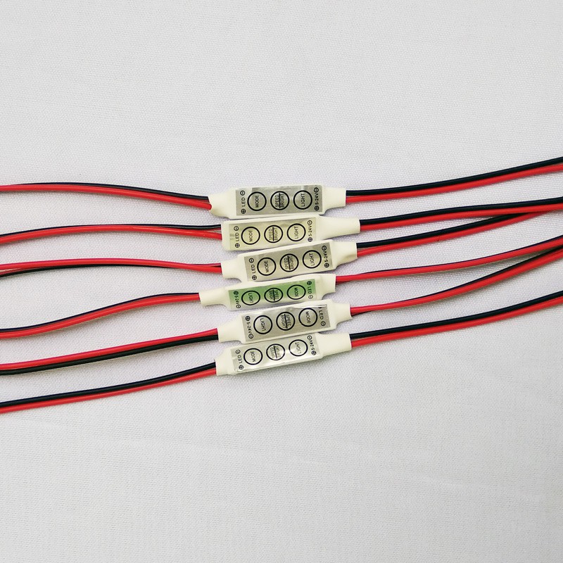 CONTROLLER LED MINI DC 5V 6V 9V 12V 18V 24V SINGLE COLOR PENGATUR LED FLIP FLOP MINI