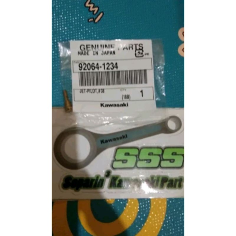 pilot jet ninja 250 karbu std ukuran 38