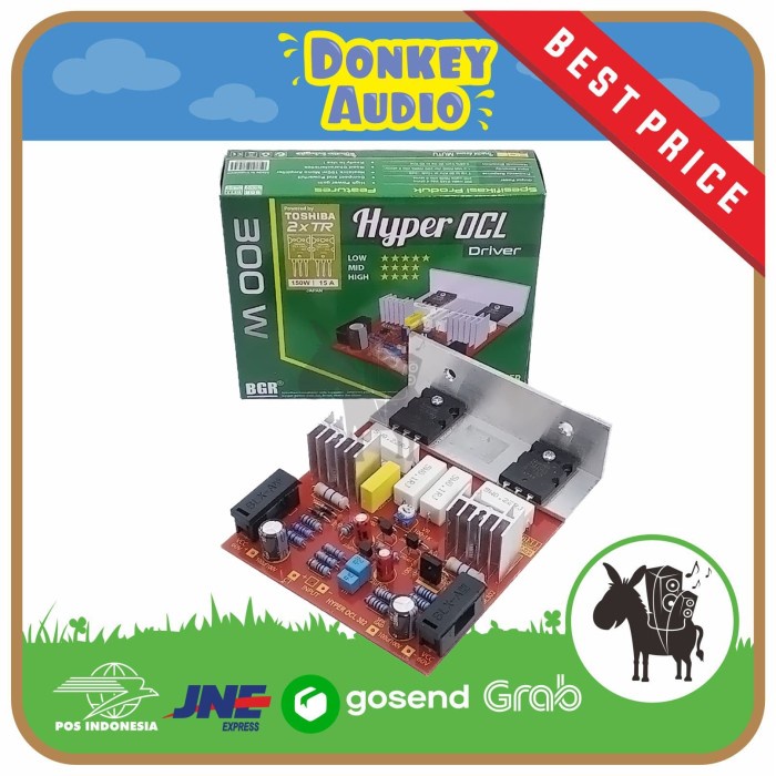 KIT HYPER OCL 300W POWER AMPLIFIER MONO BELL BGR