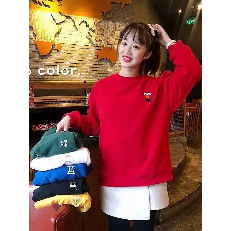 ELMO SWEATER Hoodie Wanita
