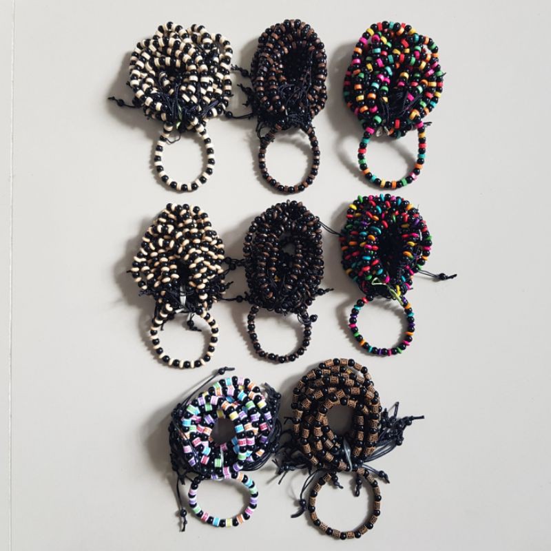 Gelang Manik Weling Kecil 6mm 12buah Kulakan Grosir