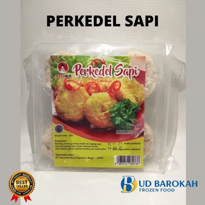 

Perkedel sapi ayoma isi 10 pcs