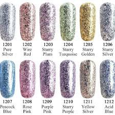 Kutek Gel Gliter Nail Polish Venalisa Colour Nail Gel polish 12 ml / UV Gel Glitter / Kutek UV LED