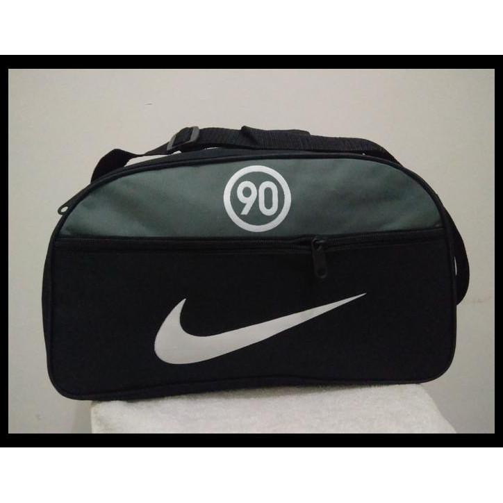Murah di Shopee Tas Gym / Futsal Sporty Kecil Slempang SimplyCurve Hitam - Grey NIKE