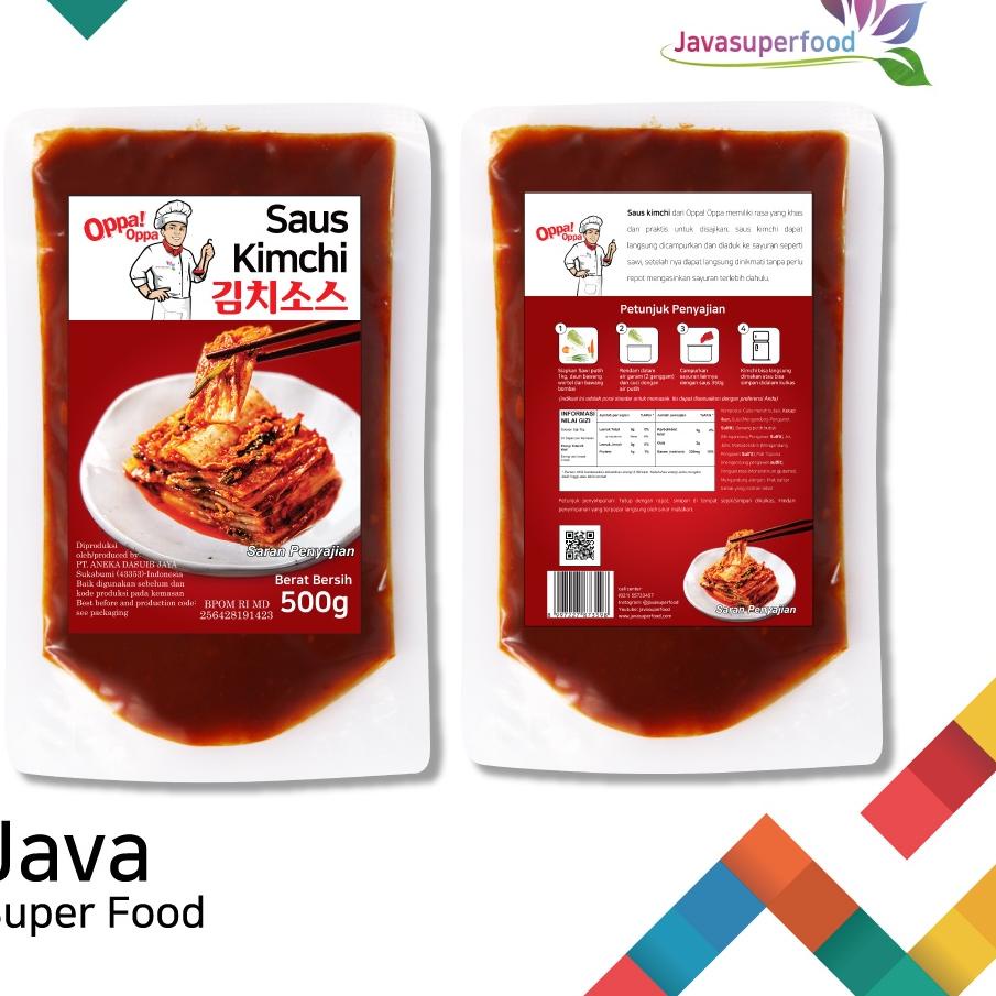 

Pesan cepat--Saus Instan Saus Kimchi Korea 500g/ Sauce Kimchi Korea Saus Oppa!Oppa