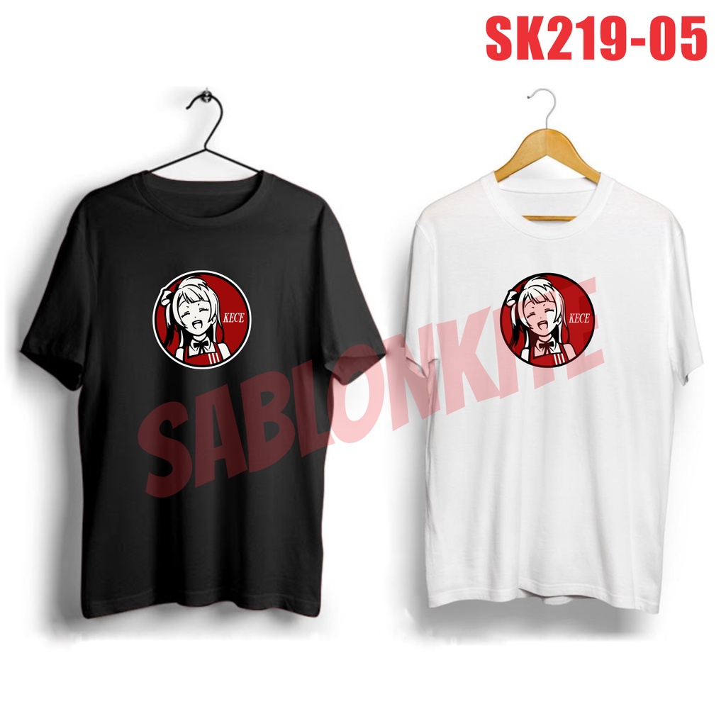 MURAH!!! KAOS PLESETAN LUCU KECE SK219 COMBED 30S