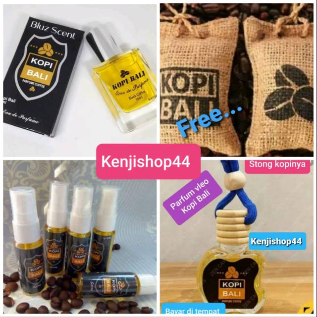 Paket hemat 4 in 1 parfum mobil dan ruangan kopi bali