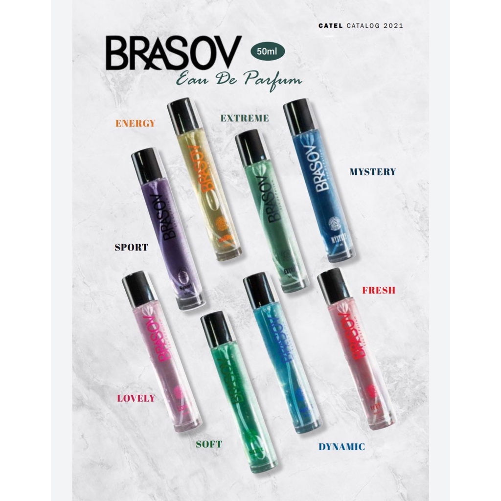 BRASOV Parfum EDP 50 ML Eau De Parfum HALAL 100% Original