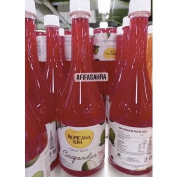 

Sirup Tropicana Slim Cocopandan / Orange / Lychee ready langsung kirim