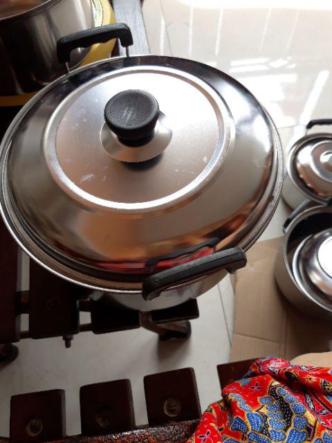 Jual Murah Banget Panci Set Exclusive 5 Pcs New Dutch Oven - Stainless Steel