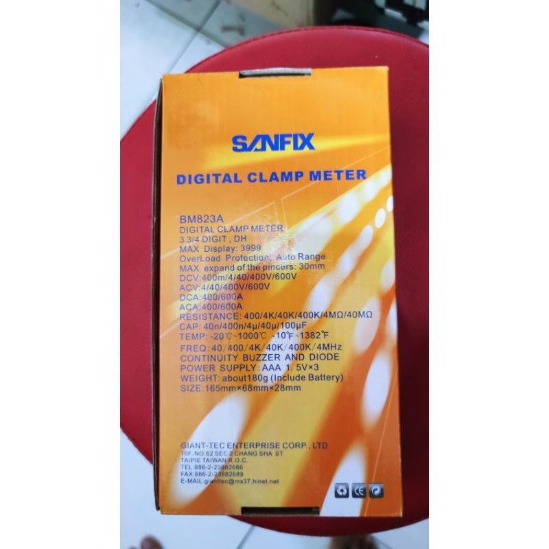 Digital Clamp Meter Sanfix BM 823A