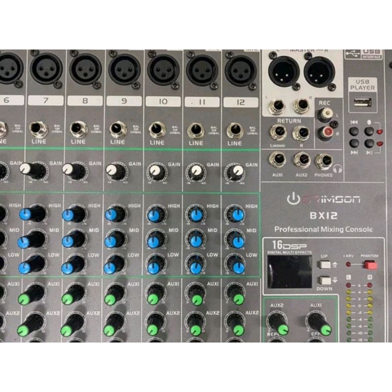 Mixer 12 Channel Crimson BX12 Original