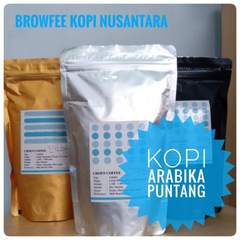 

Kopi Arabika Puntang 200g Biji/Bubuk - Arabica Coffee